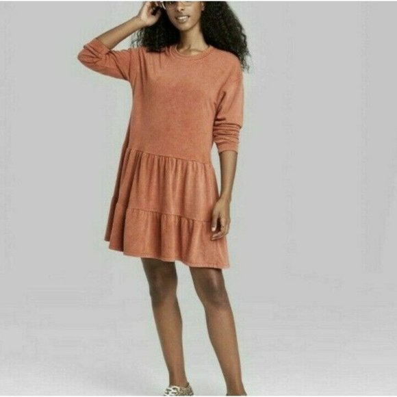 Sleeve Sweatshirt Dress Xl 